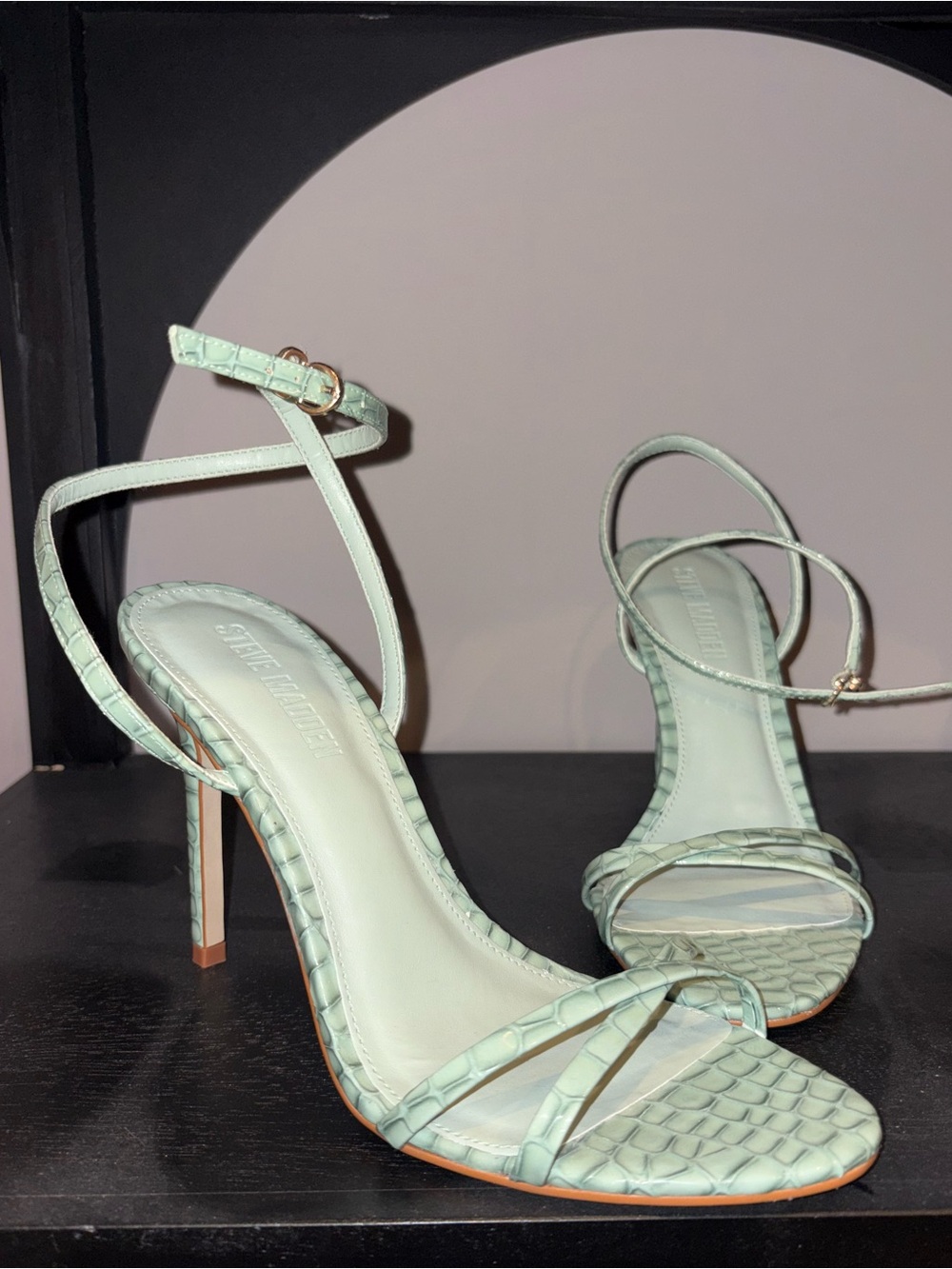 Steve Madden -sea green color high heels! BRAND NEW!